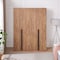 Manhattan Comfort Lee Wardrobe Closet 2.0 in Golden Brown, 2PK 2-WC002-GB - alternate 1